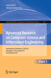 Advanced Research on Computer Science and Information Engineering International Conference, CSIE 2011, Zhengzhou, China, May 21-22, 2011. Proceedings, Part I