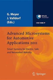 Advanced microsystems for automotive applications 2011 smart systems for electric, safe and networked mobility
