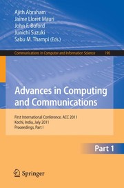 Advances in Computing and Communications First International Conference, ACC 2011, Kochi, India, July 22-24, 2011. Proceedings, Part I