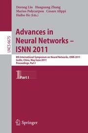 Advances in Neural Networks - ISNN 2011 8th International Symposium on Neural Networks, ISNN 2011, Guilin, China, May 29-June 1, 2011, Proceedings, Part I