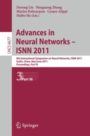 Advances in Neural Networks - ISNN 2011 8th International Symposium on Neural Networks, ISNN 2011, Guilin, China, May 29-June 1, 2011, Proceedings, Part III