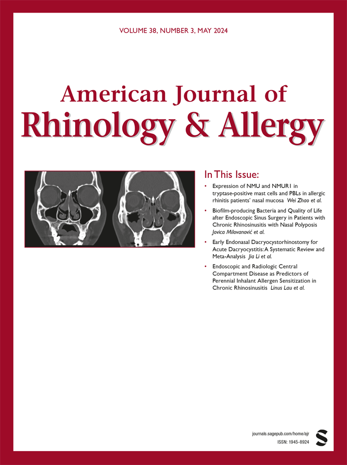 American journal of rhinology & allergy.