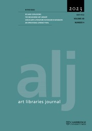 Art libraries journal.