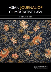 Asian journal of comparative law.