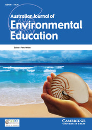 Australian journal of environmental education.