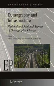 Demography and infrastructure national and regional aspects of demographic change