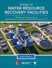 Design of water resource recovery facilities