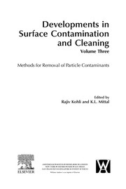 Developments in surface contamination and cleaning