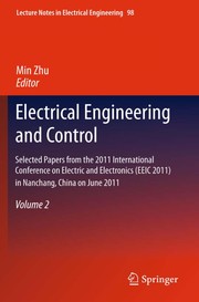 Electrical Engineering and Control Selected Papers from the 2011 International Conference on Electric and Electronics (EEIC 2011) in Nanchang, China on June 20-22, 2011, Volume 2