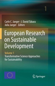 European research on sustainable development.