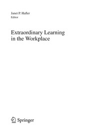 Extraordinary learning in the workplace