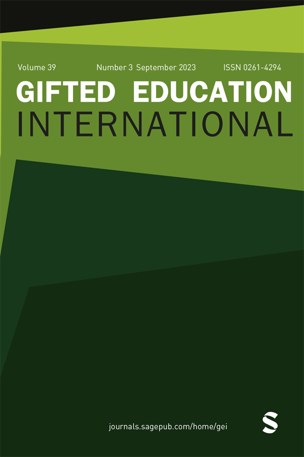 Gifted education international.