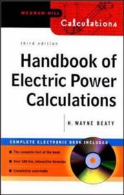 Handbook of electric power calculations