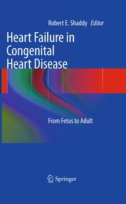 Heart failure in congenital heart disease from fetus to adult