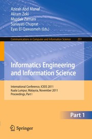 Informatics engineering and information science international conference, ICIEIS 2011, Kuala Lumpur, Malaysia, November 12-14, 2011. proceedings, Part I