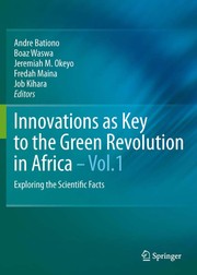 Innovations as key to the green revolution in Africa exploring the scientific facts