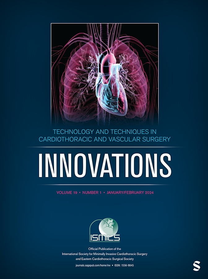 Innovations technology and techniques in cardiothoracic and vascular surgery.