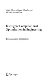 Intelligent computational optimization in engineering techniques and applications