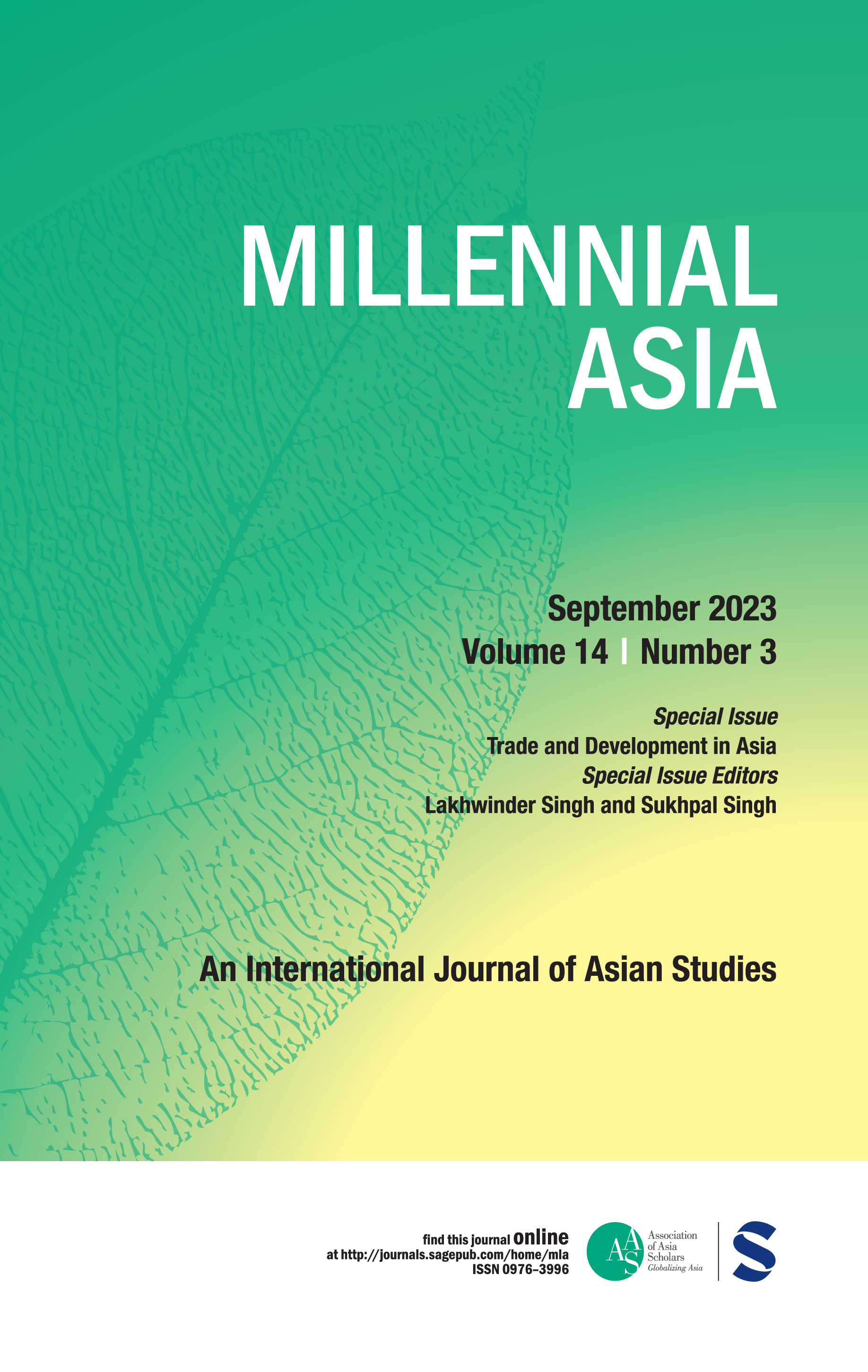 Millennial Asia an international journal of Asian studies.