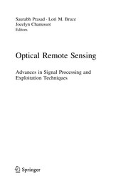 Optical remote sensing advances in signal processing and exploitation techniques