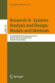Research in Systems Analysis and Design: Models and Methods 4th SIGSAND/PLAIS EuroSymposium 2011, Gdask, Poland, September 29, 2011, Revised Selected Papers
