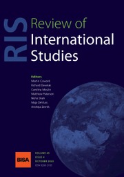 Review of international studies.