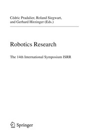 Robotics research the 14th International Symposium ISRR