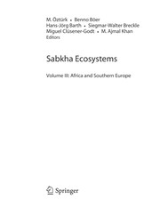 Sabkha ecosystems Volume III : Africa and Southern Europe