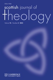 Scottish journal of theology.