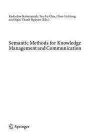 Semantic methods for knowledge management and communication