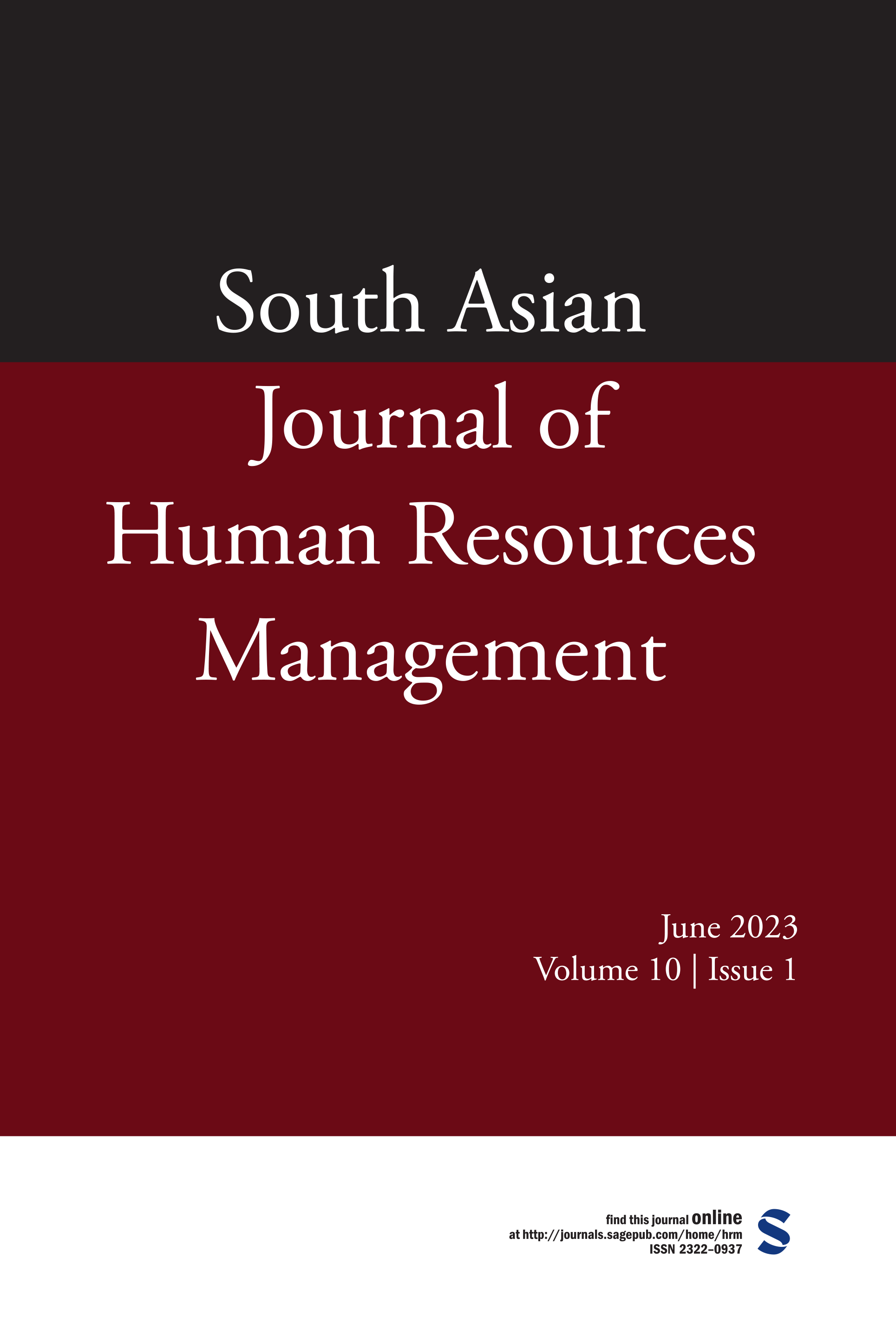 South Asian journal of human resources management.