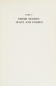 Space and energy proceedings of the XXVIth International Astronautical Congress, Lisbon, 21-27 September, 1975