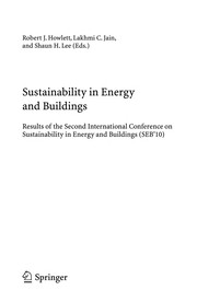 Sustainability in energy and buildings results of the second international conference on sustainability in energy and buildings (SEB-09)