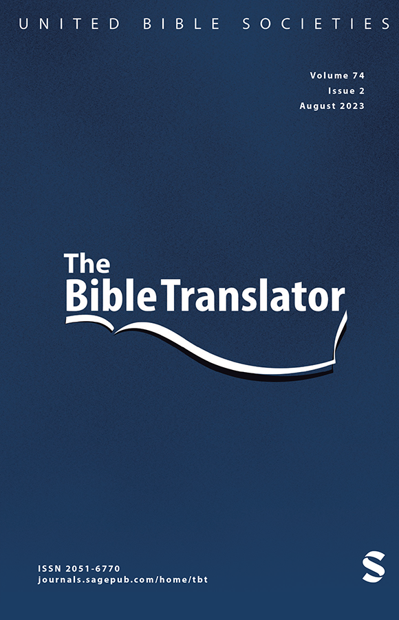 The Bible translator.
