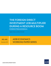 The foreign direct Investment job multiplier during a resource boom Evidence from Mongolia