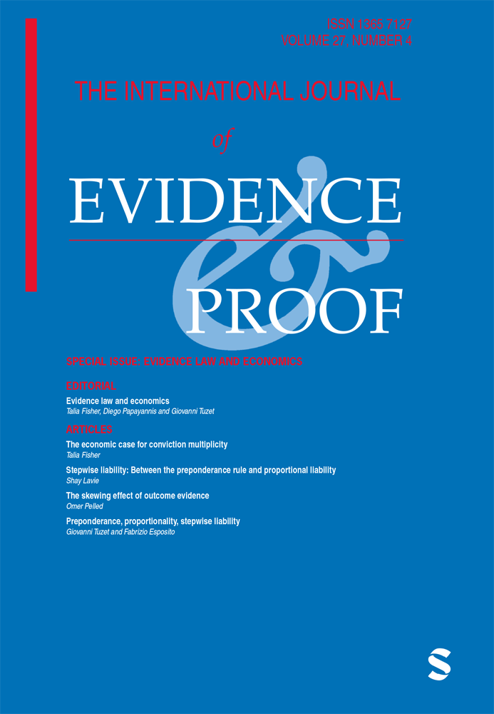 The international journal of evidence & proof.