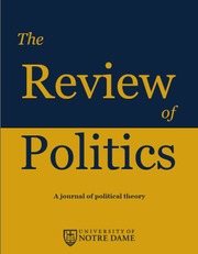 The review of politics.
