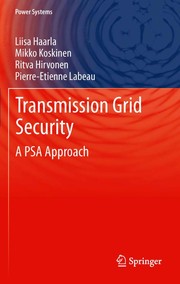 Transmission grid security a PSA approach