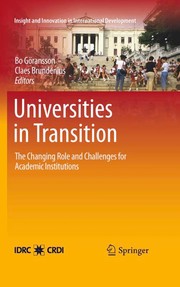 Universities in transition the changing role and challenges for academic institutions