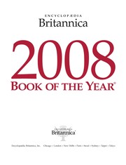 Encyclopaedia Britannica book of the year 2008.