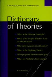 Dictionary of theories