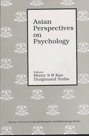 Asian perspectives on psychology