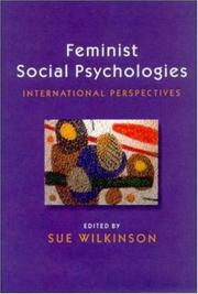 Feminist social psychologies international perspectives