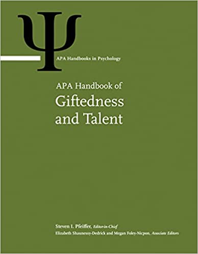 APA handbook of giftedness and talent