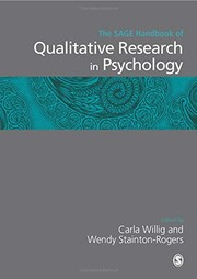 The Sage handbook of qualitative research in psychology