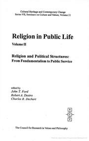 Religion and political structures from fundamentalism to public service