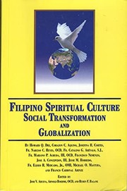 Filipino spiritual culture social transformation and globalization