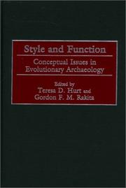Style and function conceptual issues in evolutionary archaeology