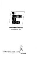 Anti-Semitism and Zionism selected Marxist writings
