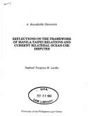 Reflections on the framework of Manila-Taipei relations and current bilateral ocean-use disputes